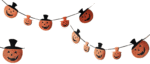 MPS My Party Suppliers Happy Halloween Pumpkin Banner, Halloween Banner Garland, Pumpkin with hat Decoration for Halloween, Halloween Hanging Decor, Pumpkin Decoration Items - Image 6