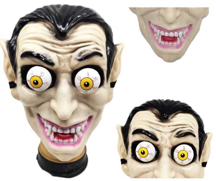 MPS My Party Suppliers Dracula & Joker Face Masks - Halloween Costume, Vampire & Clown Themed Party Masks - Image 7