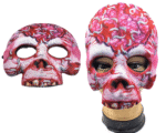 MPS My Party Suppliers 1pc Skull face mask, Half skull face mask, halloween costume, naqaab, funny multicolor Face Mask, Halloween Mask, skeleton face mask, halloween horror Theme Party [Random color] - Image 6