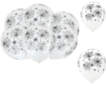 MPS My Party Suppliers Set of 10 Halloween Spider web Print Latex Balloons Decoration, Spider Ghost Party Decoration, Spider balloon, Spider web decor for Halloween, Foil Balloon Decor for Halloween
