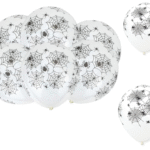 MPS My Party Suppliers Set of 10 Halloween Spider web Print Latex Balloons Decoration, Spider Ghost Party Decoration, Spider balloon, Spider web decor for Halloween, Foil Balloon Decor for Halloween