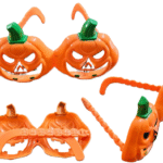 MPS MY PARTY SUPPLIERS 1pc halloween pumpkin glasses, halloween pumpkin goggles, ghost halloween pumpkin goggles decor, pumpkin shaped eye glasses, halloween pumpkin decor