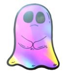 MPS My Party Suppliers 1pc Happy Halloween Holographic Ghost Banner, Halloween Ghost Garland, Banner Decoration for Halloween, Halloween Paper Hanging, Halloween Hanging Decoration, Halloween Banner - Image 4