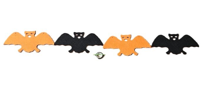 MPS My Party Suppliers Happy Halloween Bat Banner, Halloween Banner Garland, Bat Decoration for Halloween, Halloween Hanging Decor, Bat Decoration Items, Halloween Decoration Supplies - Image 6