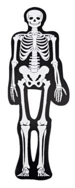 MPS My Party Suppliers Halloween Skeleton Decoration, Halloween Hanging Skeleton Garland, Skeleton Hanging Decor, Halloween Hanging Decor for Home, Office, Skull Head Props, Halloween Decoration - Image 3