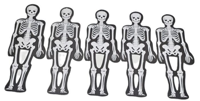 MPS My Party Suppliers Halloween Skeleton Decoration, Halloween Hanging Skeleton Garland, Skeleton Hanging Decor, Halloween Hanging Decor for Home, Office, Skull Head Props, Halloween Decoration - Image 2