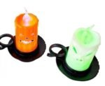 MPS My Party Suppliers Set of 2 Halloween Lamps, Halloween laltern, LED for Halloween Decoration, Halloween Hanging Decoration (Set of 2 Pumpkin and Ghost Candle) - Image 3