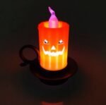 MPS My Party Suppliers Set of 2 Halloween Lamps, Halloween laltern, LED for Halloween Decoration, Halloween Hanging Decoration (Set of 2 Pumpkin and Ghost Candle) - Image 5