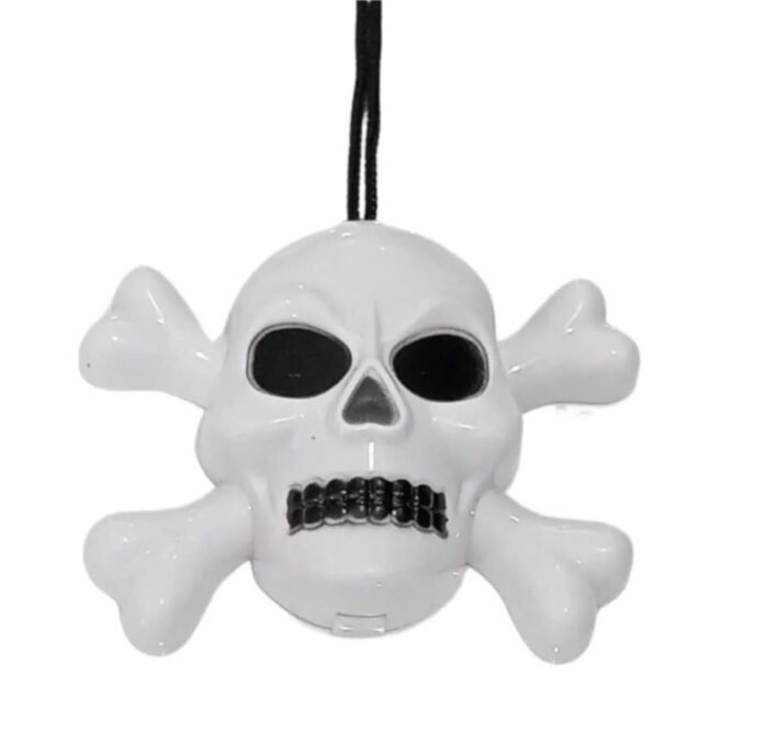 LED Multicolor Halloween Skeleton Mala for Kids, Halloween Decoration Skull Necklaces Spooky Halloween Necklace for Halloween Party Halloween Decoration, Halloween Prop/Hand Bone Necklace - Image 2