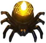 MPS My Party Suppliers Set of 2 Halloween Lamps, Halloween laltern, LED for Halloween Decoration, Halloween Hanging Decoration (Black Spider lamp) - Image 6