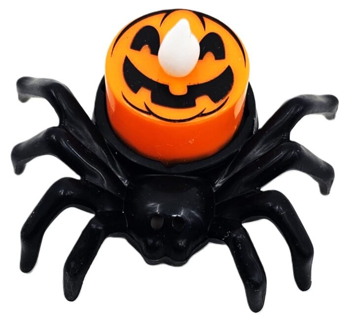 MPS My Party Suppliers Set of 2 Halloween Lamps, Halloween laltern, LED for Halloween Decoration, Halloween Hanging Decoration (Black Spider lamp) - Image 3