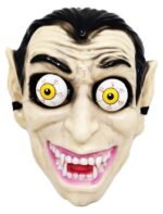 MPS My Party Suppliers Dracula & Joker Face Masks - Halloween Costume, Vampire & Clown Themed Party Masks - Image 3