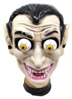 MPS My Party Suppliers Dracula & Joker Face Masks - Halloween Costume, Vampire & Clown Themed Party Masks