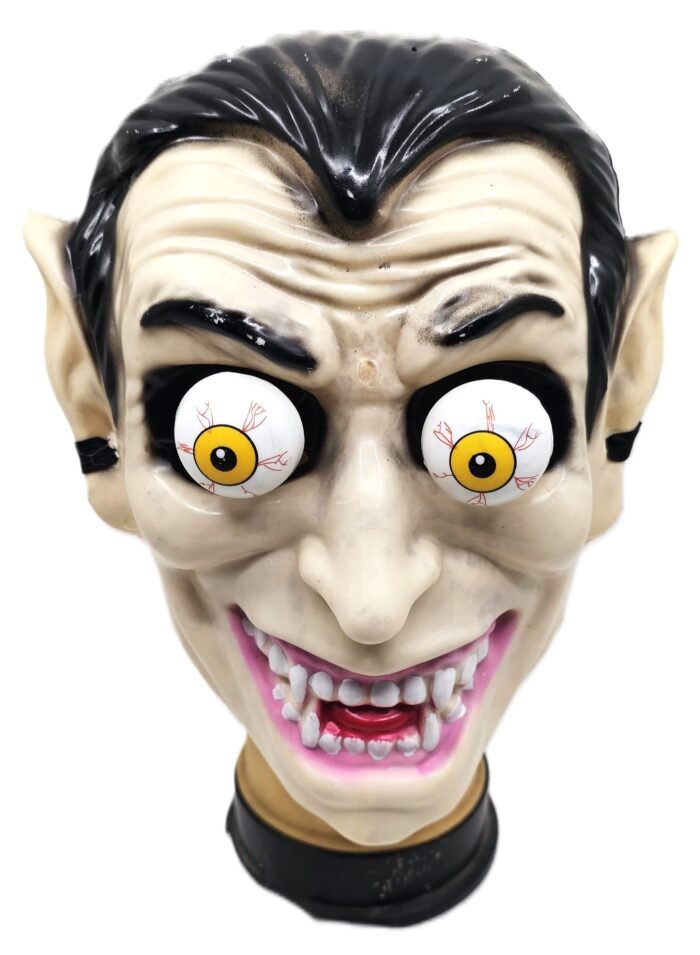 MPS My Party Suppliers Dracula & Joker Face Masks - Halloween Costume, Vampire & Clown Themed Party Masks - Image 1
