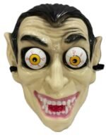 MPS My Party Suppliers Dracula & Joker Face Masks - Halloween Costume, Vampire & Clown Themed Party Masks - Image 6