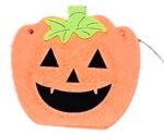 MPS My Party Suppliers 1 PCS Happy Halloween Felt Hanging, Skeleton Felt Hanging, Hanging Decoration for Halloween, Hangings for Home Wall Door Window Decorations, Pumpkin Decor Items - Image 6