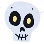 MPS My Party Suppliers 1 PCS Happy Halloween Felt Hanging, Skeleton Felt Hanging, Hanging Decoration for Halloween, Hangings for Home Wall Door Window Decorations, Pumpkin Decor Items - Image 7
