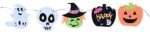 MPS My Party Suppliers 1 PCS Happy Halloween Felt Hanging, Skeleton Felt Hanging, Hanging Decoration for Halloween, Hangings for Home Wall Door Window Decorations, Pumpkin Decor Items - Image 5