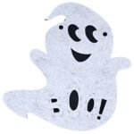 MPS My Party Suppliers 1 PCS Happy Halloween Felt Hanging, Skeleton Felt Hanging, Hanging Decoration for Halloween, Hangings for Home Wall Door Window Decorations, Pumpkin Decor Items - Image 9