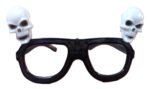 MPS MY PARTY SUPPLIERS 1pc Halloween Light-Up Black Glasses, glow in dark goggles, pumpkin glasses, halloween pumpkin, skull head goggles, orange black eye glasses, pumpkin, skeleton decor - Image 4