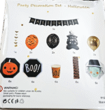 MPS My Party Suppliers 39pc Halloween Party Decor, Halloween balloons for kids, plates, glasses, straws, banner, halloween decoration ideas, pumpkin party ideas, horror theme - Image 2
