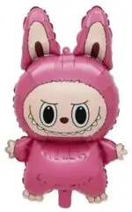 MPS MY PARTY SUPPLIERS® Set of 5 Cartoon Labubu Foil Balloon Kids Party Cartoon Theme Monster Bunny Doll Plush Toy Birthday Gift Star Foil Balloon Foil Balloons for kids Birthday Decoration - Image 2