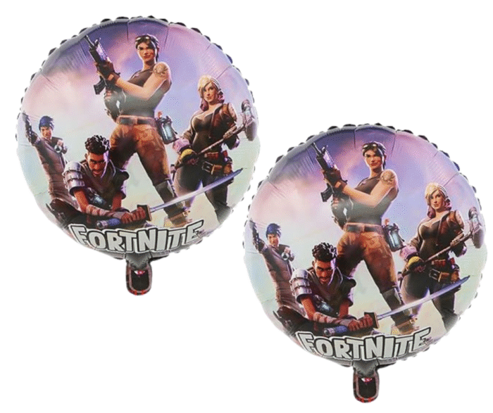 MPS MY PARTY SUPPLIERS® Set of 5 Video game theme foil balloon for birthday decoration, Game Theme Party, Balloons for kids Party Decoration, Cartoon Foil Balloon, golden stars - Image 5