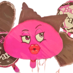 Set of 5 Party Balloon Adult Balloon Decor Bachelorette Night, Adult Party Decoration Naughty Balloons
