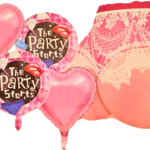 Set of 5 Party Balloon Adult Balloon Decor Bachelorette Night, Adult Party Decoration Naughty Balloons