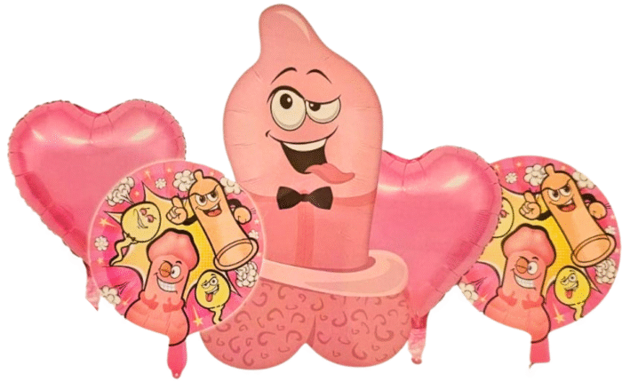 Party Balloon Adult Balloon Decor Bachelorette Night, Adult Party Decoration Naughty Balloons - Image 1