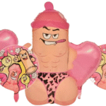 MPS MY PARTY SUPPLIERS® Party Balloon Adult Balloon Decor Bachelorette Night, Adult Party Decoration Naughty Balloons