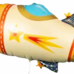 MPS MY PARTY SUPPLIERS® 1pc 58 * 86cm Airplane Foil Balloon, Aviation theme birthday decoration, Aeroplane foil balloons, Vintage Air plane Travel Theme Balloon decor, Large Airplane Shaped Balloon