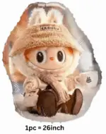 MPS MY PARTY SUPPLIERS® Set of 9 Cartoon Foil Balloon Kids Party Cartoon Theme Monster Bunny Doll Plush Toy Birthday Gift Star Foil Balloon Foil Balloons for kids Birthday Decoration - Image 5