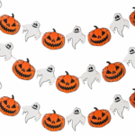 MPS MY PARTY SUPPLIERS® 1pc Halloween pumpkin and ghost flag banner halloween theme paper banner Halloween decoration ideas Halloween trick or treat haunted horror party decoration