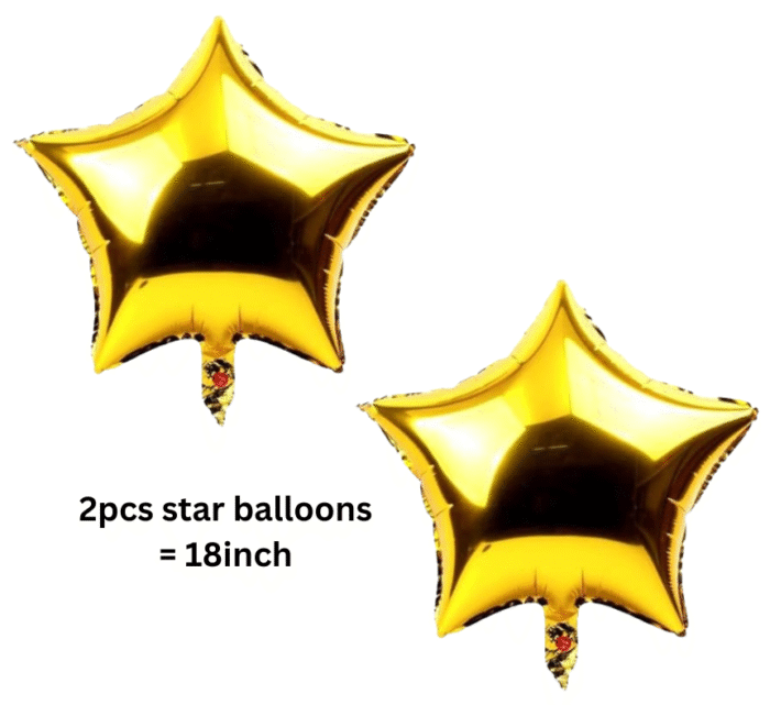 MPS MY PARTY SUPPLIERS® Set of 5 Goku Dragon Ball Z Foil Balloons kit for Birthday Decoration, Superhero Theme Party Item, Balloons for kids Party With Golden Star, Anime Cartoon Foil Balloon - Image 2