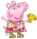MPS MY PARTY SUPPLIERSĀ® Set of 5 Peppa pig foil balloons, Cartoon Character Foil Balloon for Kids Birthday Decoration Foil Balloons Decoration for Boys Girls Children Toddlers - Image 4