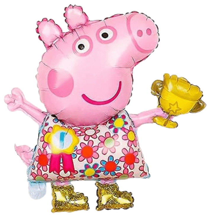 MPS MY PARTY SUPPLIERS® Set of 5 Peppa pig foil balloons, Cartoon Character Foil Balloon for Kids Birthday Decoration Foil Balloons Decoration for Boys Girls Children Toddlers - Image 4