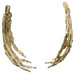 Skeleton Hand Garland Decor, Skeleton Bone Halloween Decoration, Hanging Skeleton Hands, Bone Hands Halloween Decorations, Scary Skeleton Hands Garland Necklace Halloween Party (Set of 8) - Image 3