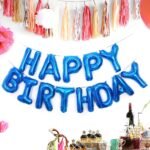 MPS MY PARTY SUPPLIERSĀ® Blue Happy Birthday Letter Foil Balloons Decoration for Birthday Foil balloons for birthday decoration Happy Birthday Letters Foil Balloon Set For Decoration - Image 5