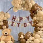 MPS MY PARTY SUPPLIERS®16 Inch 13Pcs Brown - Cream Happy Birthday Letter Foil Balloon, Birthday Party Supplies Happy Birthday Balloons for Party Decoration, Happy Birthday Balloons set, Birthday Theme Decorations Kit - Image 5