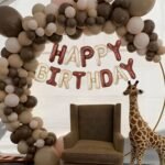 MPS MY PARTY SUPPLIERS®16 Inch 13Pcs Brown - Cream Happy Birthday Letter Foil Balloon, Birthday Party Supplies Happy Birthday Balloons for Party Decoration, Happy Birthday Balloons set, Birthday Theme Decorations Kit - Image 6