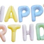 MPS MY PARTY SUPPLIERS®16 Inch 13Pcs Happy Birthday Letter Foil Balloon, Birthday Party Supplies Happy Birthday Balloons for Party Decoration, Happy Birthday Balloons set, Birthday Theme Decorations Kit