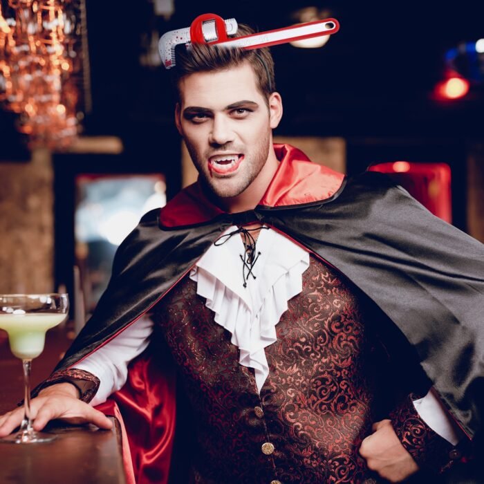 MPS MY PARTY SUPPLIERS 1pc Halloween Wrench Headband, Bloody Wrench Headband, Costume Party Accessory, Pipe Wrench Hairband for Halloween Party, Halloween costume, Halloween Hair makeup - Image 4