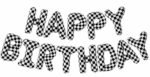 MPS MY PARTY SUPPLIERS®16 Inch 13Pcs Football Theme Happy Birthday Letter Foil Balloon, Birthday Party Supplies Happy Birthday Balloons for Party Decoration, Happy Birthday Balloons set, Birthday Theme Decorations Kit