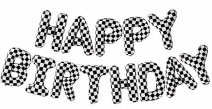 MPS MY PARTY SUPPLIERS®16 Inch 13Pcs Football Theme Happy Birthday Letter Foil Balloon, Birthday Party Supplies Happy Birthday Balloons for Party Decoration, Happy Birthday Balloons set, Birthday Theme Decorations Kit