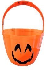 Light Up Halloween Trick or Treat Pumpkin Bucket Jack O Lantern Halloween Pumpkin Candy Basket Bucket Child Candy Bag Halloween Party Tree Light Decor Supplies (LED Pumpkin Basket) - Image 4