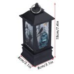 MPS My Party Suppliers Set of 2 Halloween Lamps, Halloween laltern, LED for Halloween Decoration, Halloween Hanging Decoration (Orange-Black Colorful laltern) - Image 8