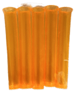 MPS MY PARTY SUPPLIERS Set of 5 Halloween Party Glass, Shot Glass for Halloween, Glasses for Halloween, Unbreakable Tube Multicolor Glasses, Halloween Decorations (Orange) - Image 2
