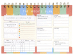 MPS MY PARTY SUPPLIERSĀ® 1pc Weekly Planner, To Do List Notebook , Scheduler for Goals, Tasks with Spiral binding, Ideas Ideal for Home Office Fancy Stationery Items - Image 4