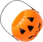 Halloween Pumpkin Candy Baskets for Kids, Trick Or Treat Halloween Bowl with Skeleton Hands - Party Decoration, Halloween Decoration Prop, Pumpkin Candy Basket (Big Pumpkin Basket) - Image 4